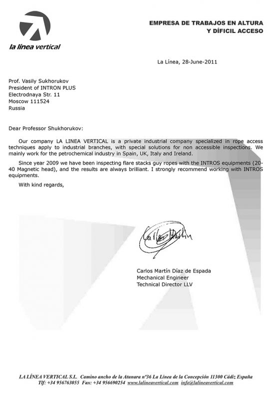 La linea vertical, Spain