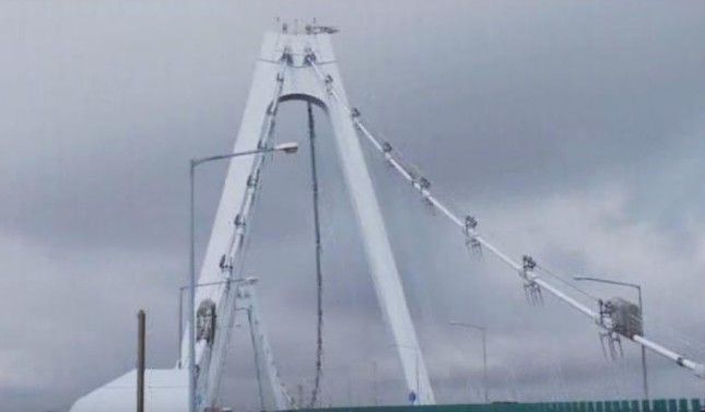 韩国首尔的Yondzhon悬索桥